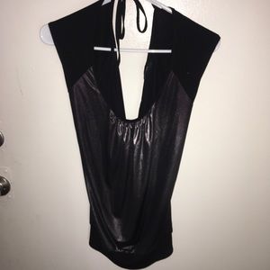 Metallic black shirt